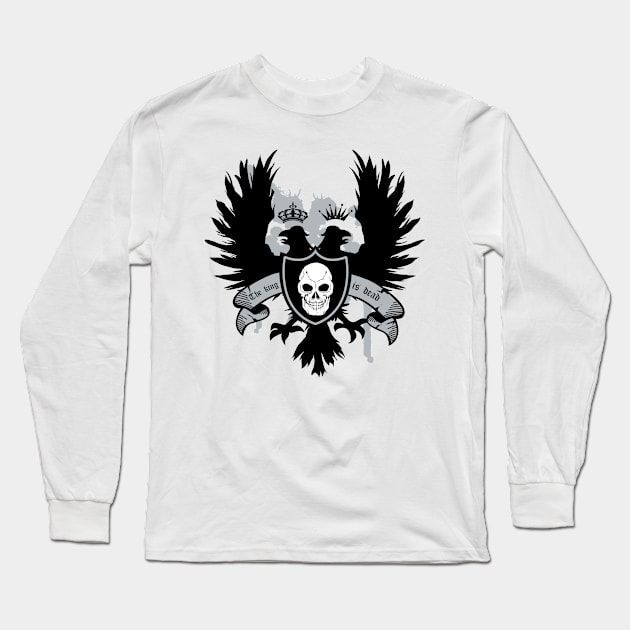 The king is dead Long Sleeve T-Shirt by monoguru